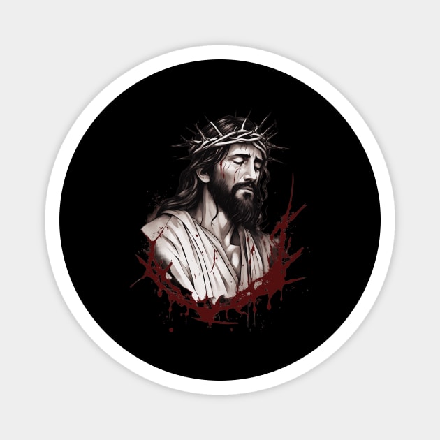 Jesus Loves Me Magnet by animegirlnft